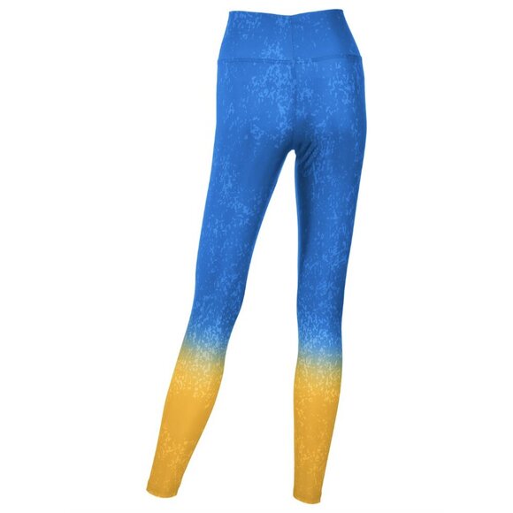 Zubaz NFL Team Apparel San Diego Chargers Distressed Gradient Leggings, size M - Picture 10 of 10